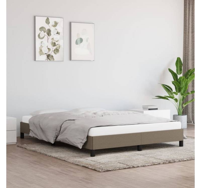 furnicato Bettgestell ohne Matratze Taupe 140x190 cm Stoff furnicato Bettgestell ohne Matratze Taupe 140x190 cm Stoff von furnicato