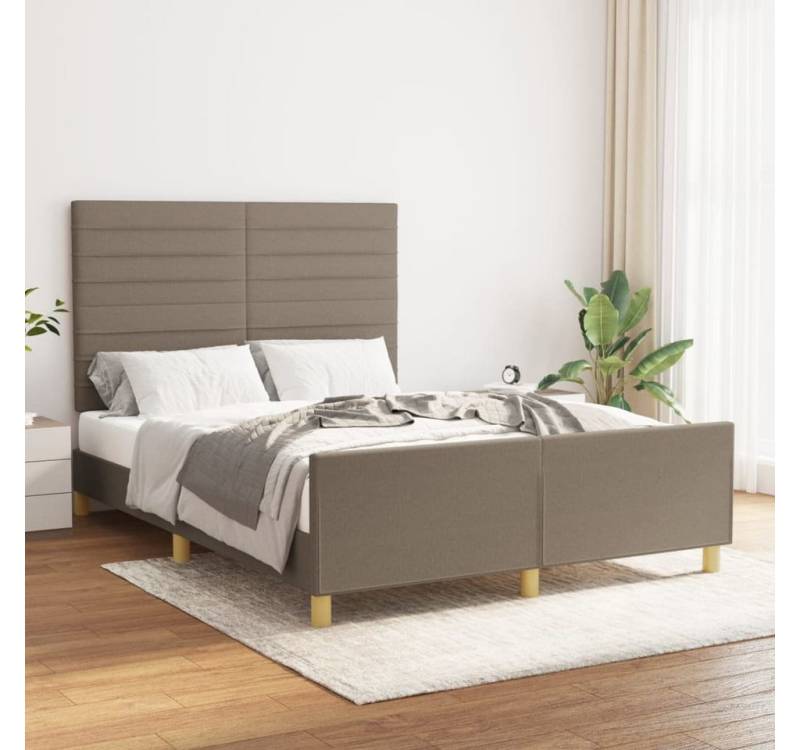 furnicato Bettgestell ohne Matratze Taupe 140x200 cm Stoff furnicato Bettgestell ohne Matratze Taupe 140x200 cm Stoff von furnicato