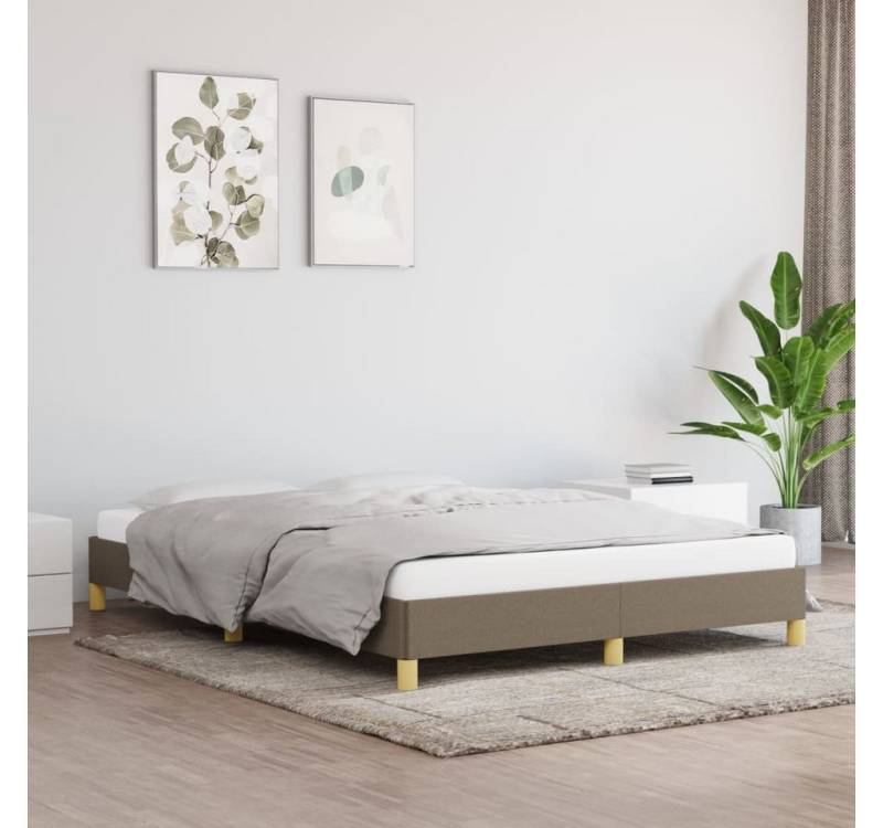 furnicato Bettgestell ohne Matratze Taupe 140x200 cm Stoff furnicato Bettgestell ohne Matratze Taupe 140x200 cm Stoff von furnicato
