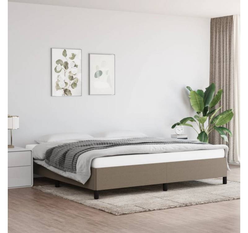 furnicato Bettgestell ohne Matratze Taupe 200x200 cm Stoff furnicato Bettgestell ohne Matratze Taupe 200x200 cm Stoff von furnicato