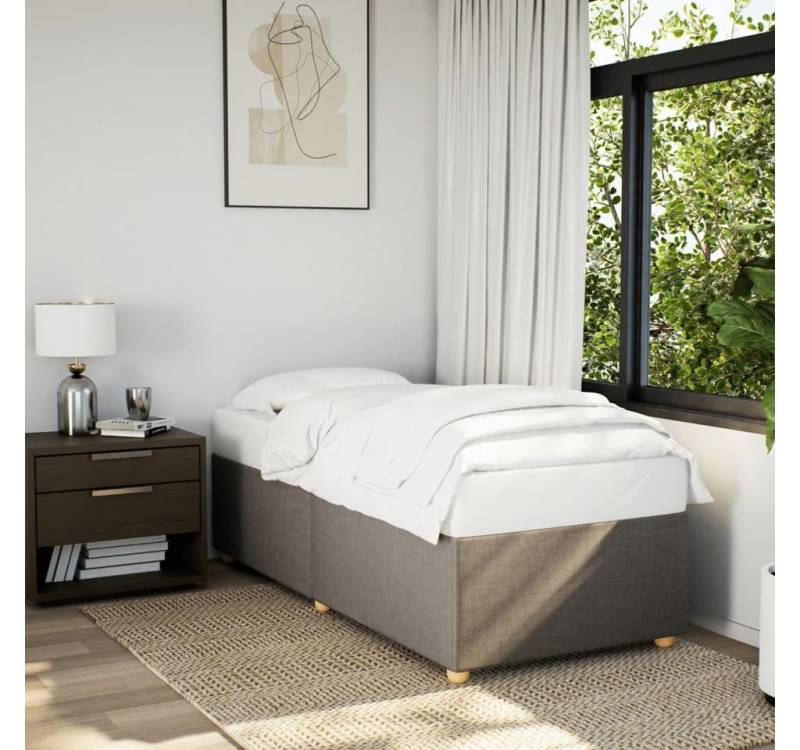 furnicato Bettgestell ohne Matratze Taupe 90x190 cm Stoff furnicato Bettgestell ohne Matratze Taupe 90x190 cm Stoff von furnicato