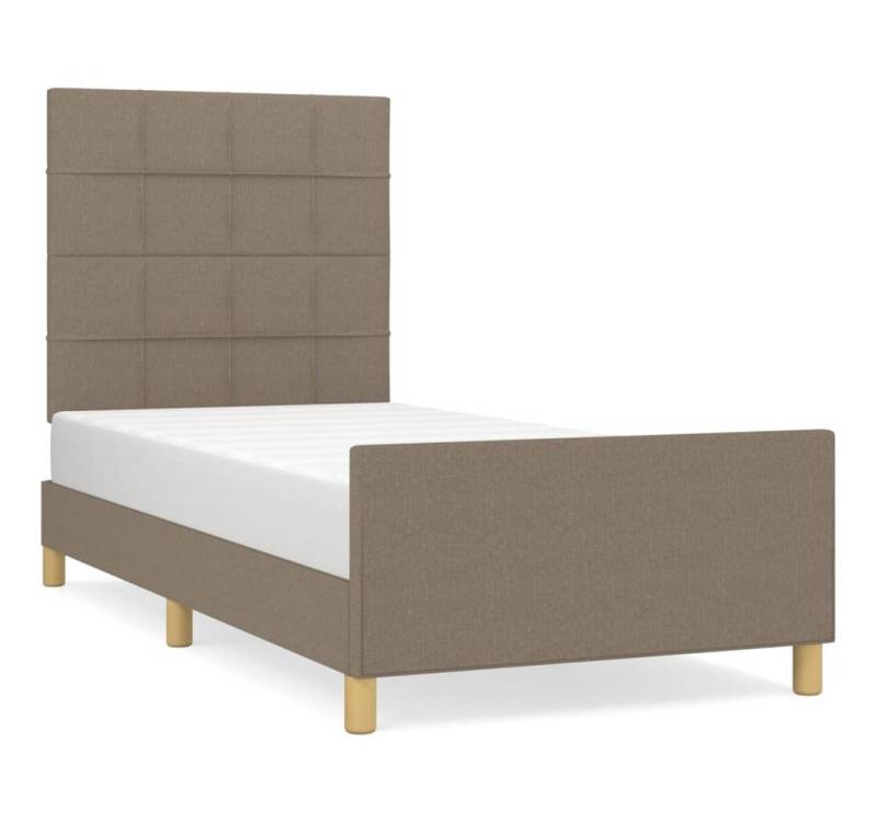 furnicato Bettgestell ohne Matratze Taupe 90x200 cm Stoff furnicato Bettgestell ohne Matratze Taupe 90x200 cm Stoff von furnicato