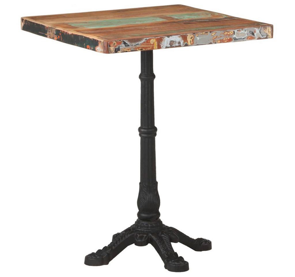 furnicato Bistrotisch 60x60x76 cm Altholz Massiv (1-St) von furnicato