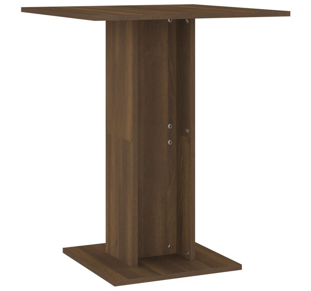 furnicato Bistrotisch Braun Eichen-Optik 60x60x75 cm Holzwerkstoff (1-St) von furnicato