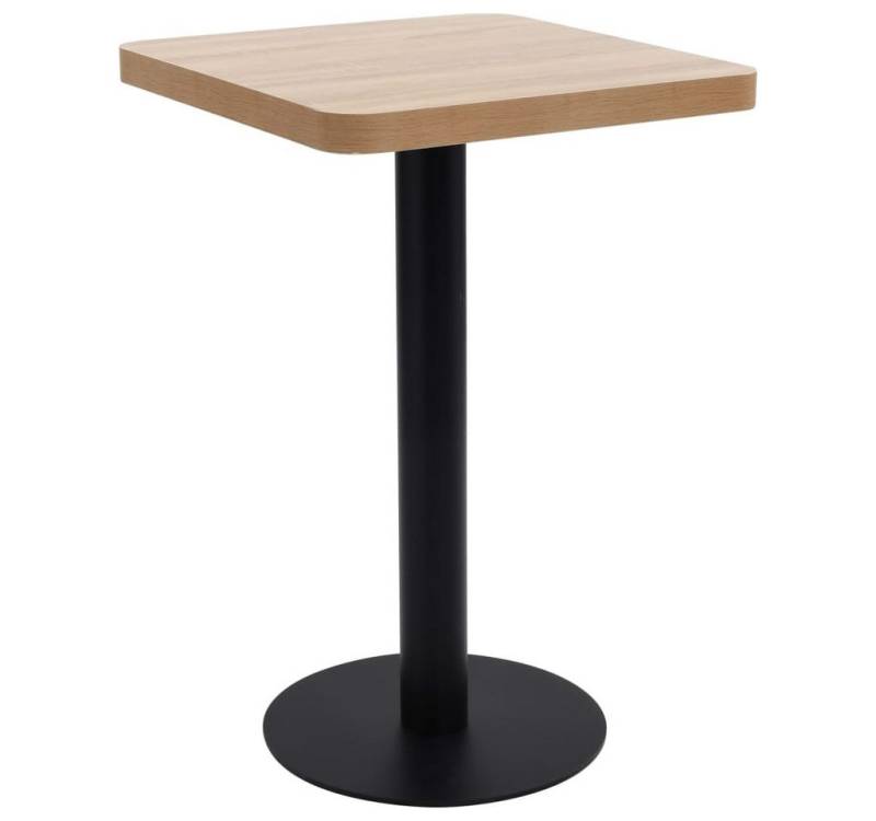 furnicato Bistrotisch Hellbraun 50x50 cm MDF (1-St) von furnicato