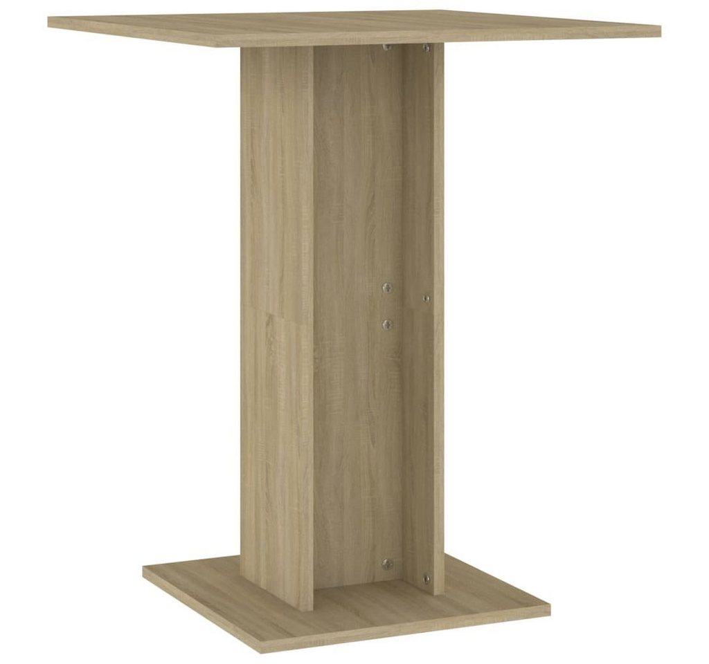 furnicato Bistrotisch Sonoma-Eiche 60x60x75 cm Holzwerkstoff (1-St) von furnicato