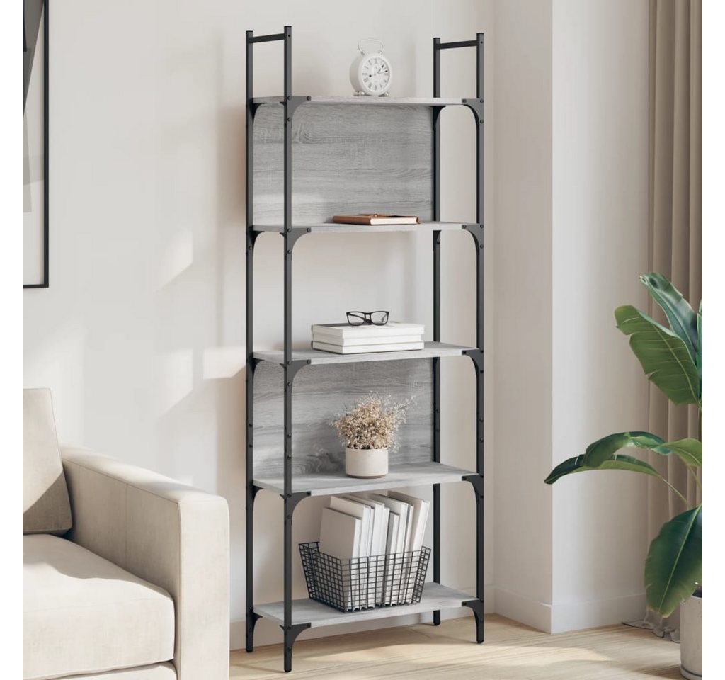 furnicato Bücherregal 5 Böden Grau Sonoma 60,5x24x166,5 cm Holzwerkstoff, 1-tlg. furnicato Bücherregal 5 Böden Grau Sonoma 60,5x24x166,5 cm Holzwerkstoff, 1-tlg. von furnicato