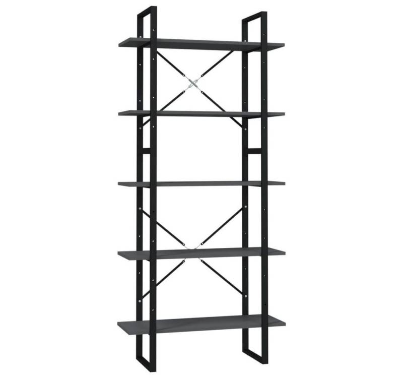 furnicato Bücherregal 5 Fächer Grau 80x30x175 cm Holzwerkstoff, 1-tlg. furnicato Bücherregal 5 Fächer Grau 80x30x175 cm Holzwerkstoff, 1-tlg. von furnicato