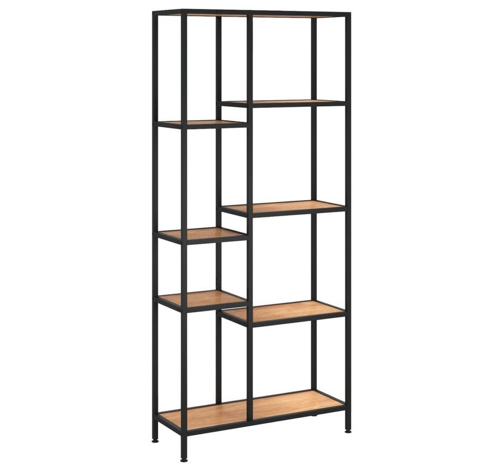 furnicato Bücherregal 80x30x180 cm Stahl und Holzwerkstoff, 1-tlg. furnicato Bücherregal 80x30x180 cm Stahl und Holzwerkstoff, 1-tlg. von furnicato
