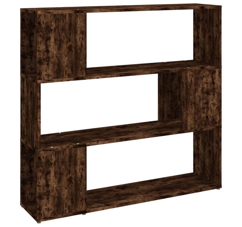 furnicato Bücherregal Bücherregal/Raumteiler Räuchereiche 100x24x94 cm, 1-tlg. von furnicato