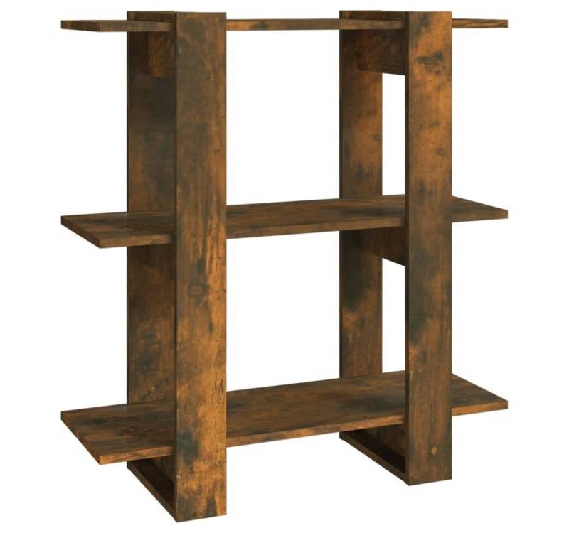 furnicato Bücherregal Bücherregal/Raumteiler Räuchereiche 80x30x87 cm, 1-tlg. von furnicato