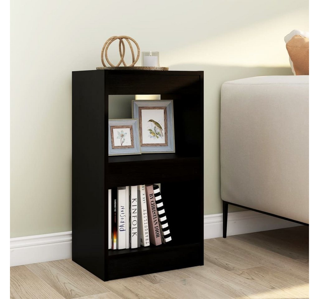 furnicato Bücherregal Bücherregal/Raumteiler Schwarz 40×30×72cm von furnicato