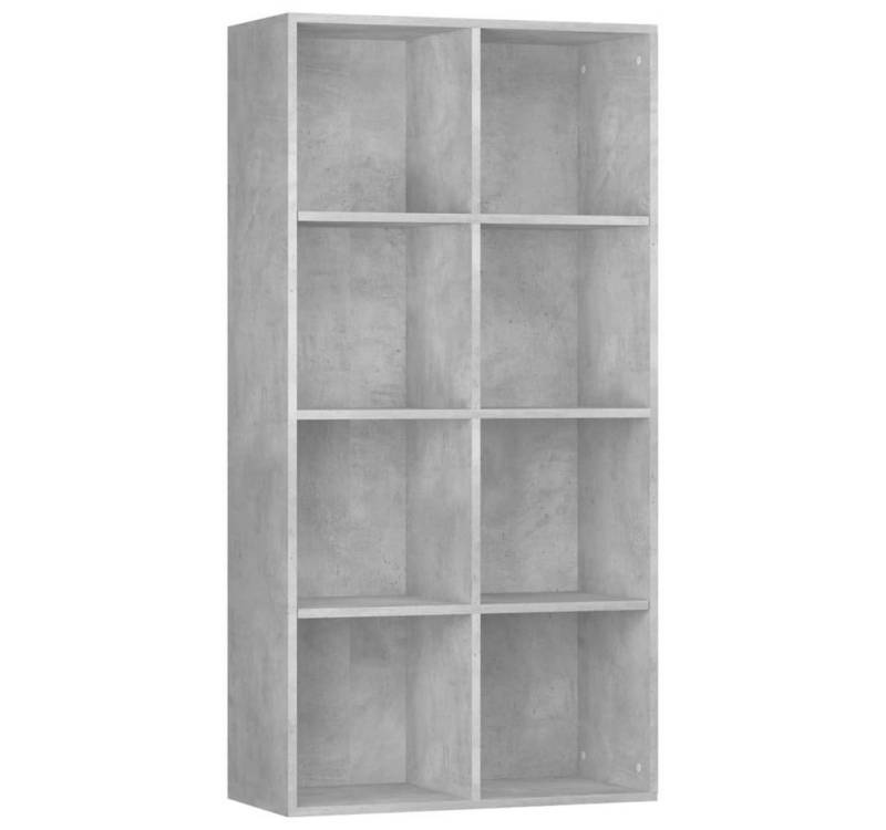 furnicato Bücherregal Bücherregal/Sideboard Betongrau 66x30x130 cm Holzwerkstoff, 1-tlg. von furnicato