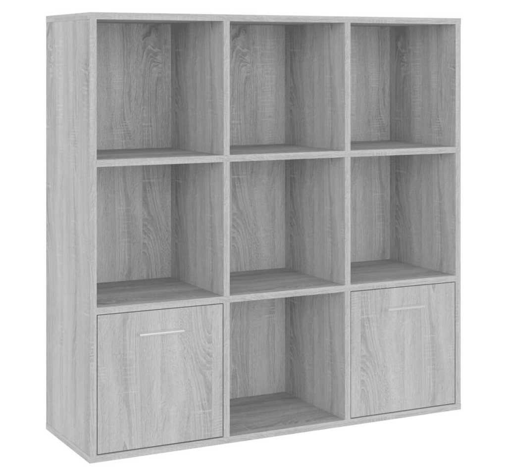 furnicato Bücherregal Bücherschrank Grau Sonoma 98x30x98 cm, 1-tlg. von furnicato