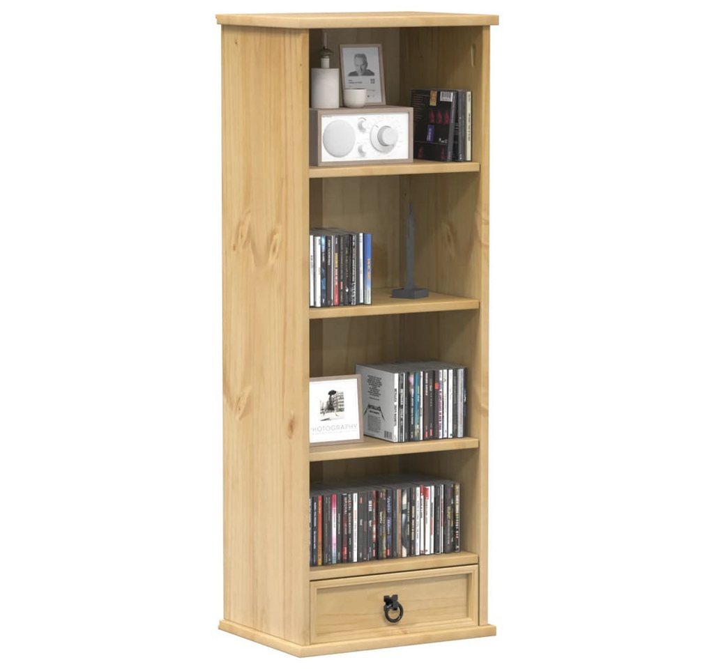 furnicato Bücherregal CD-Schrank Corona 40x30x110 cm Massivholz Kiefer furnicato Bücherregal CD-Schrank Corona 40x30x110 cm Massivholz Kiefer von furnicato