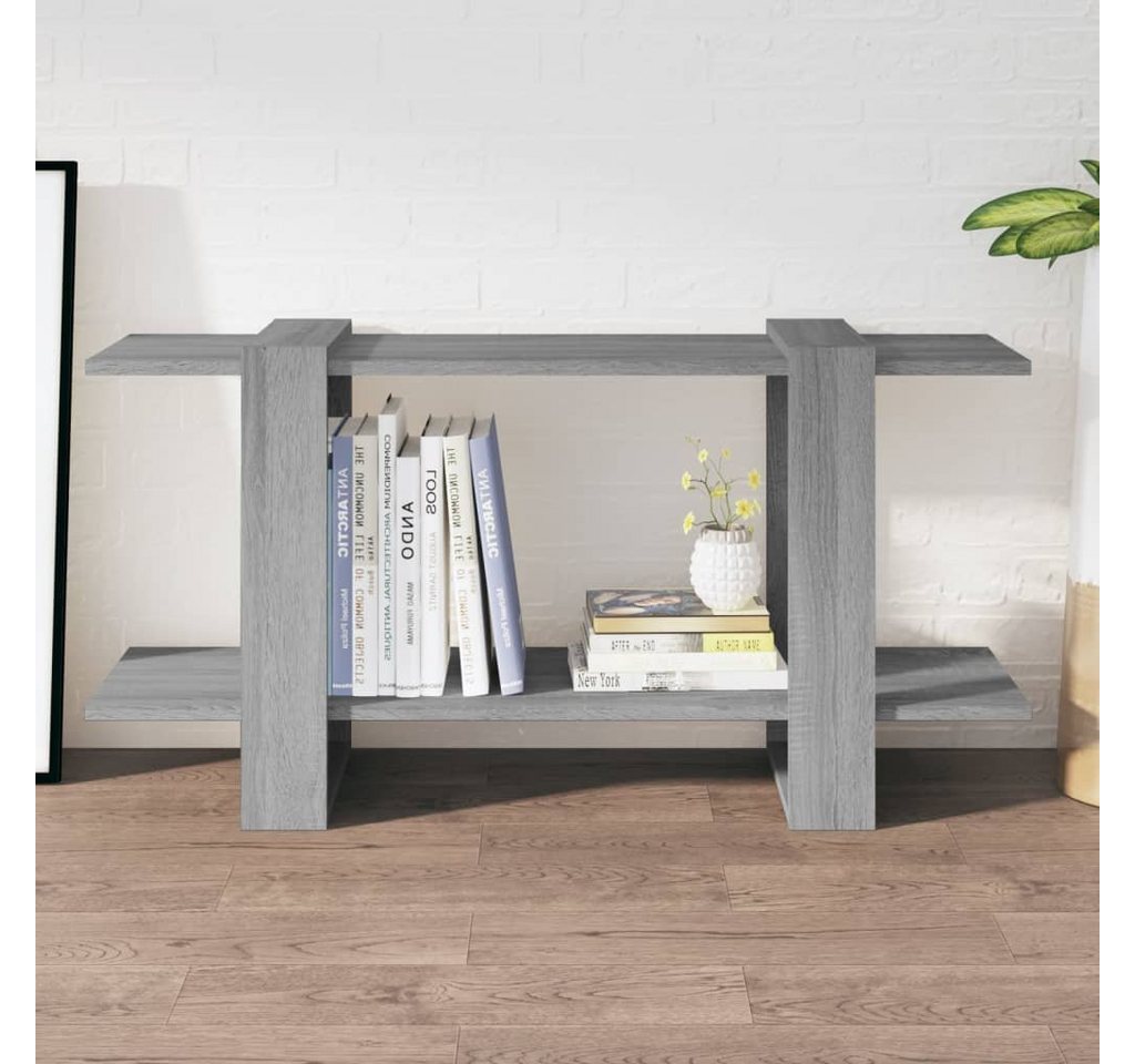 furnicato Bücherregal Grau Sonoma 100x30x51 cm Holzwerkstoff von furnicato