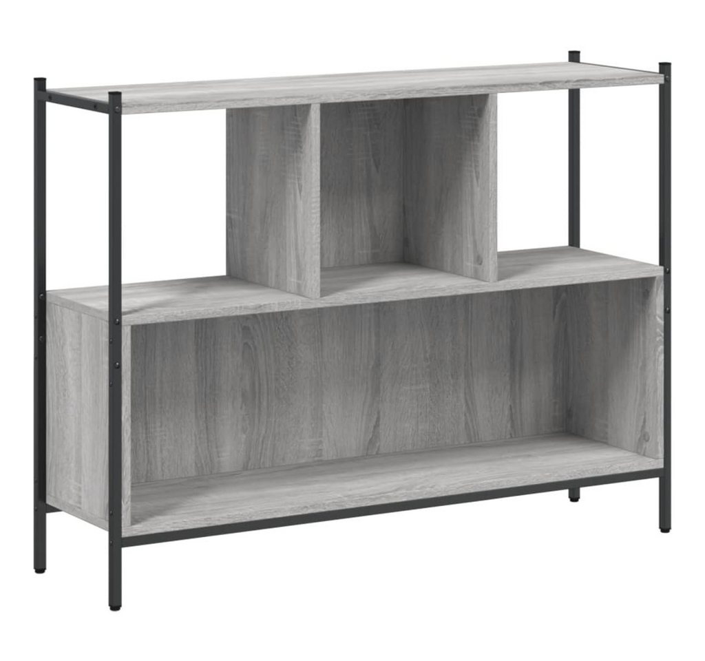 furnicato Bücherregal Grau Sonoma 102x28x77,5 cm Holzwerkstoff, 1-tlg. von furnicato