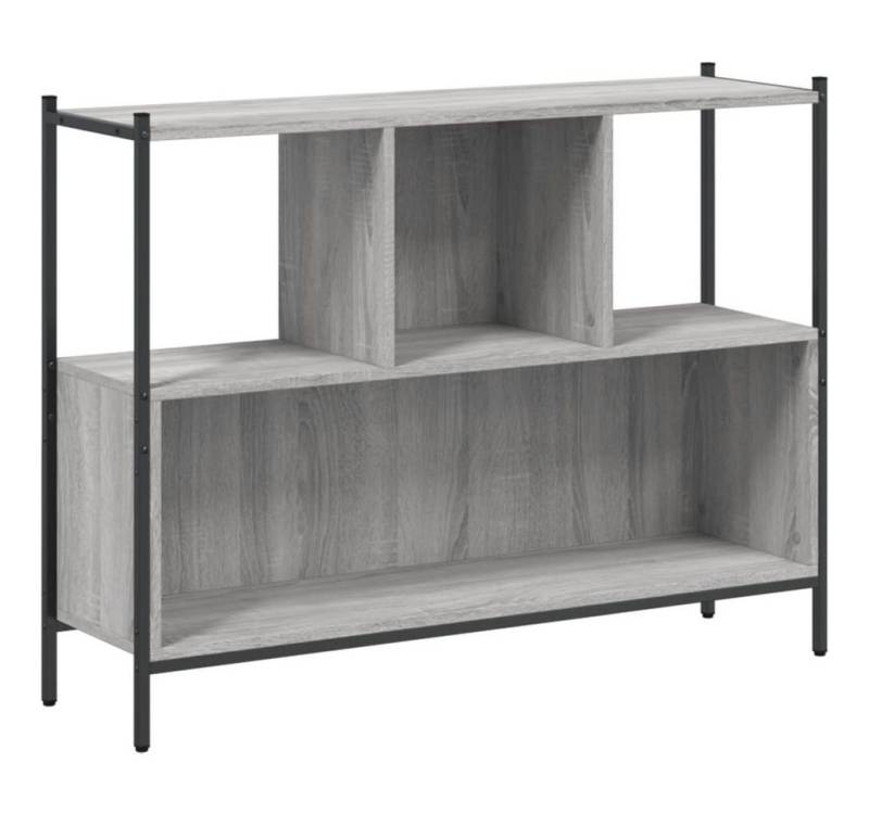 furnicato Bücherregal Grau Sonoma 102x28x77,5 cm Holzwerkstoff, 1-tlg. von furnicato