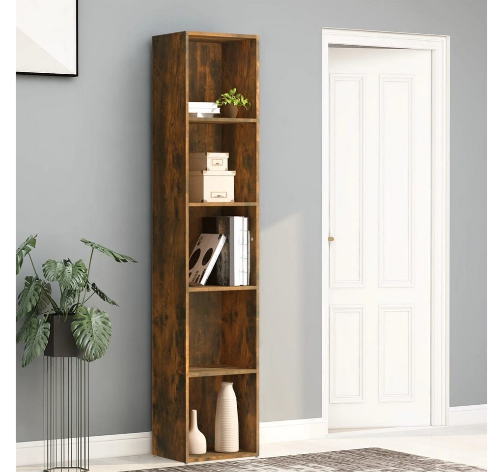 furnicato Bücherregal Räuchereiche 40x30x189 cm Holzwerkstoff von furnicato