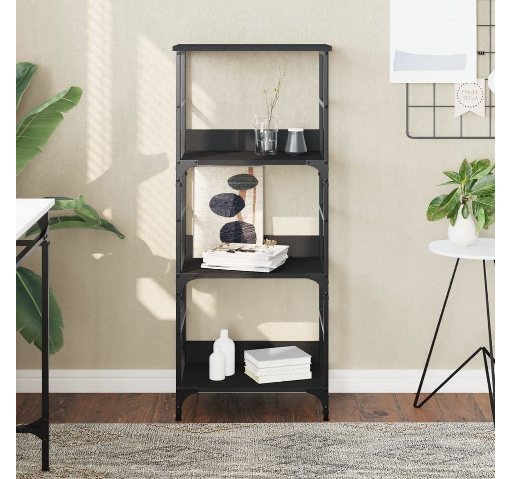 furnicato Bücherregal Schwarz 50x33x117,5 cm Holzwerkstoff, 1-tlg. von furnicato