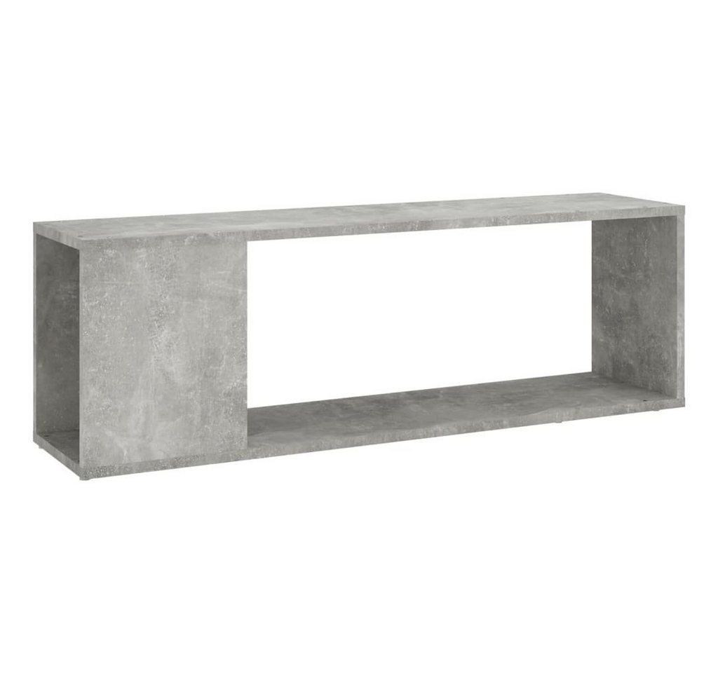 furnicato Bücherregal TV-Schrank Betongrau 100x24x32 cm Holzwerkstoff, 1-tlg. von furnicato