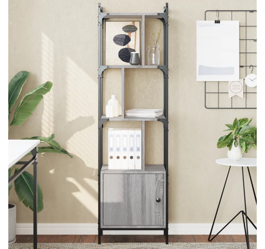 furnicato Bücherregal mit Tür Grau Sonoma 44,5x30x154,5 cm Holzwerkstoff, 1-tlg. furnicato Bücherregal mit Tür Grau Sonoma 44,5x30x154,5 cm Holzwerkstoff, 1-tlg. von furnicato