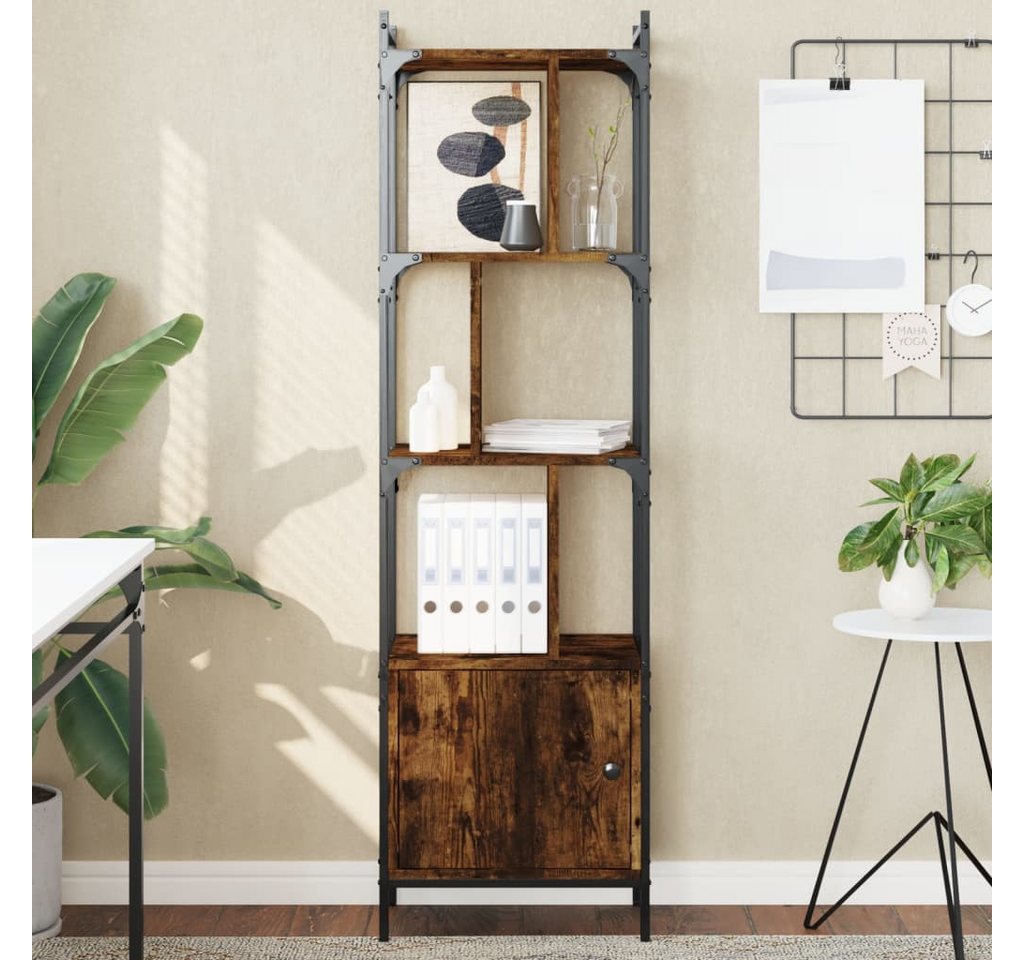 furnicato Bücherregal mit Tür Räuchereiche 44,5x30x154,5 cm Holzwerkstoff, 1-tlg. furnicato Bücherregal mit Tür Räuchereiche 44,5x30x154,5 cm Holzwerkstoff, 1-tlg. von furnicato