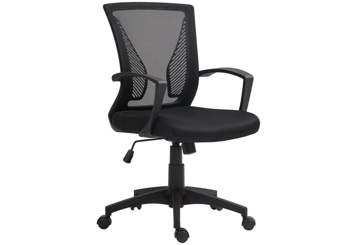 furnicato Bürostuhl Bürostuhl mit Mesh-Rückenlehne, höhenverstellbar, bis 120 kg, (1 St) von furnicato