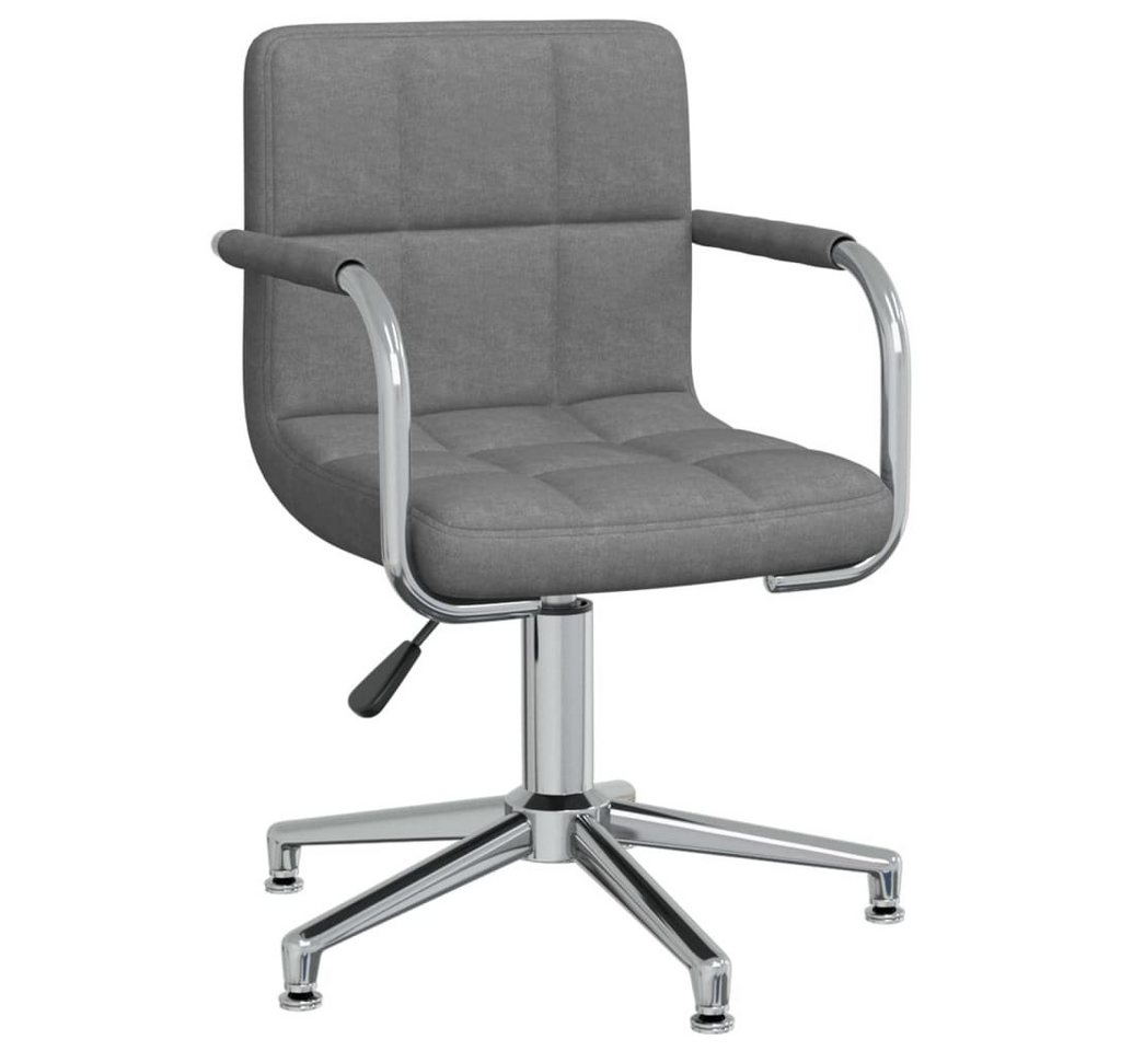 furnicato Bürostuhl Drehbar Hellgrau Stoff (1 St) von furnicato
