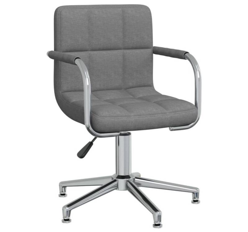 furnicato Bürostuhl Drehbar Hellgrau Stoff (1 St) von furnicato