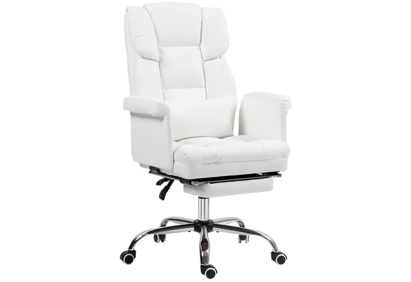 furnicato Bürostuhl Ergonomischer Bürostuhl, 48-56 cm, neigbare Lehne, Fußstü (1 St) von furnicato