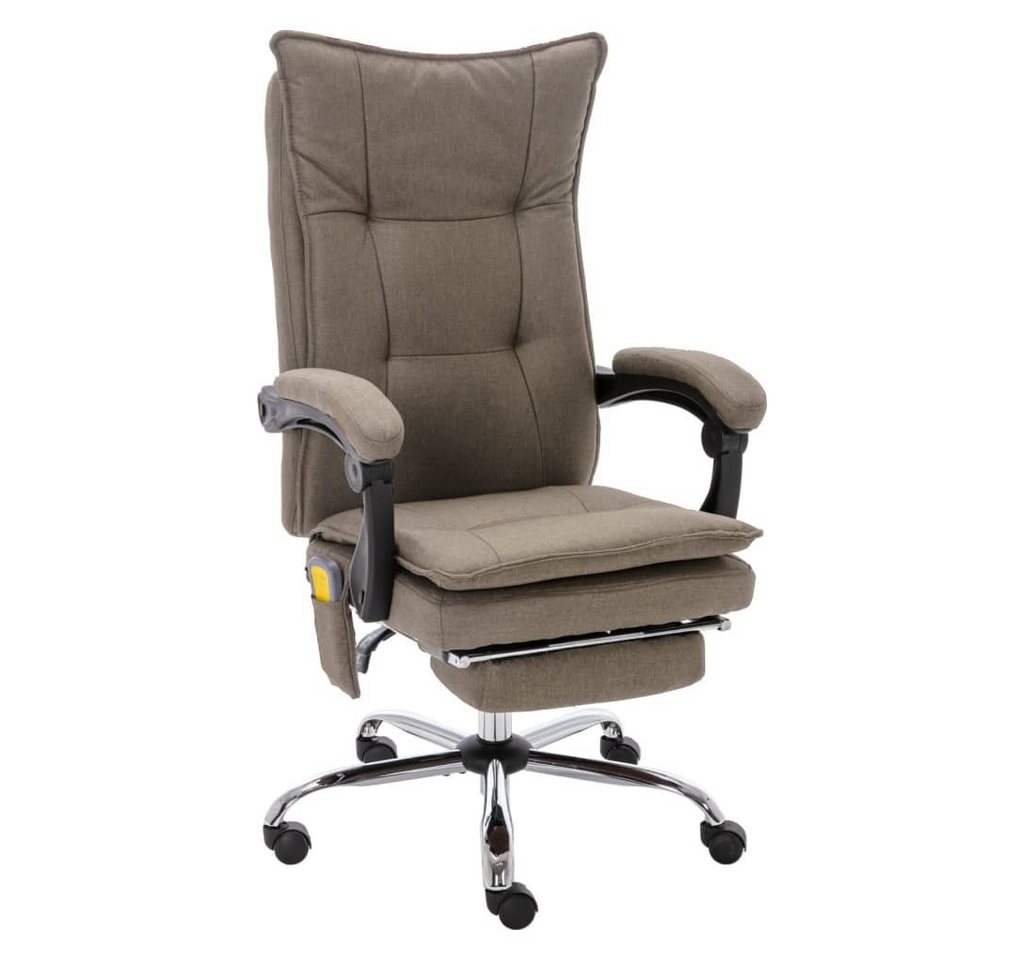 furnicato Bürostuhl Massage-Taupe Stoff (1 St) von furnicato