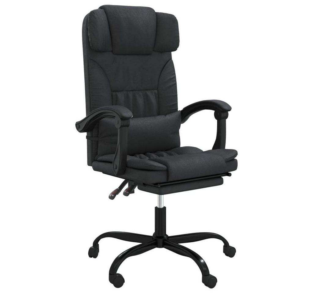 furnicato Bürostuhl mit Liegefunktion Schwarz Kunstleder (1 St) von furnicato