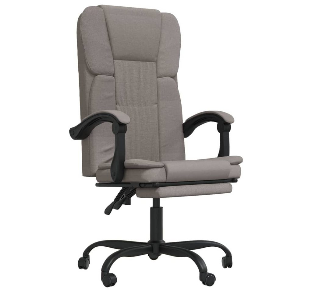 furnicato Bürostuhl mit Liegefunktion Taupe Stoff (1 St) von furnicato