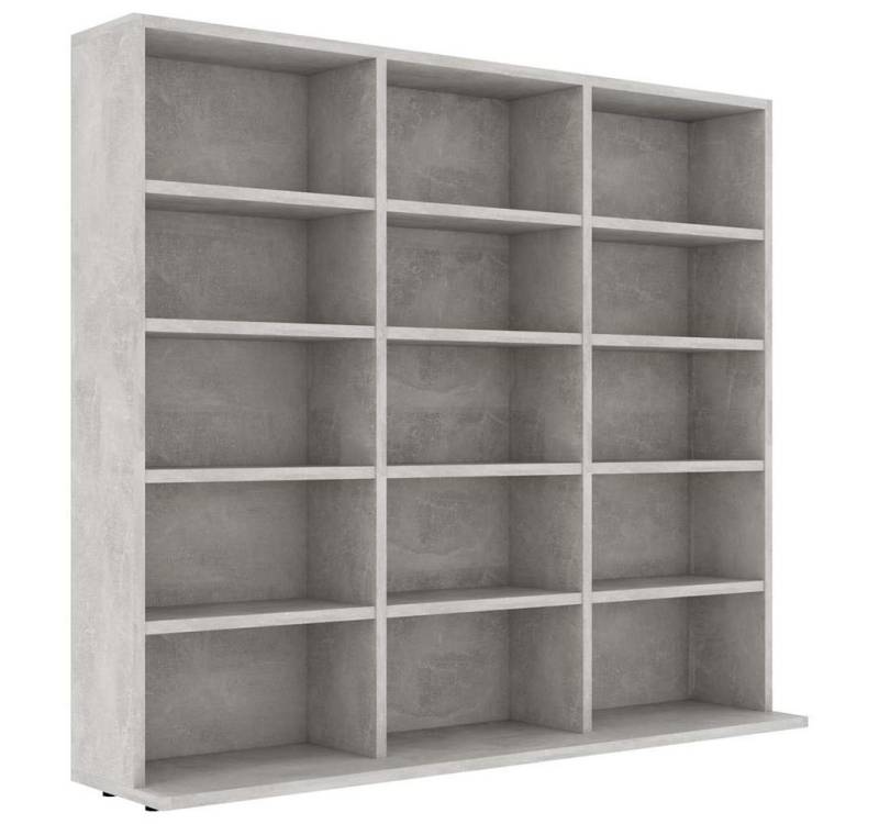 furnicato CD-Regal Betongrau 100x23x89,5 cm Holzwerkstoff, 1-tlg. furnicato CD-Regal Betongrau 100x23x89,5 cm Holzwerkstoff, 1-tlg. von furnicato