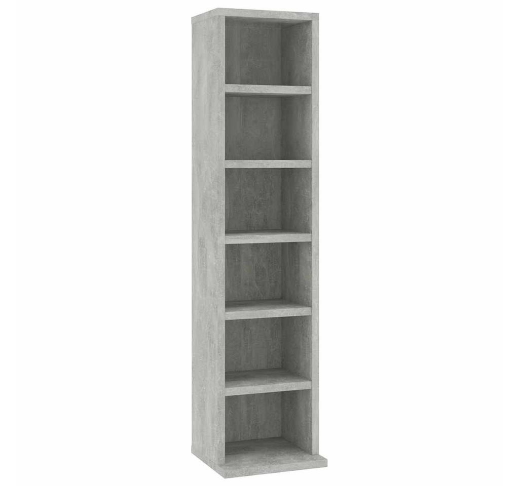 furnicato CD-Regal CD-Schrank Betongrau 21x20x88 cm Holzwerkstoff, 1-tlg. furnicato CD-Regal CD-Schrank Betongrau 21x20x88 cm Holzwerkstoff, 1-tlg. von furnicato