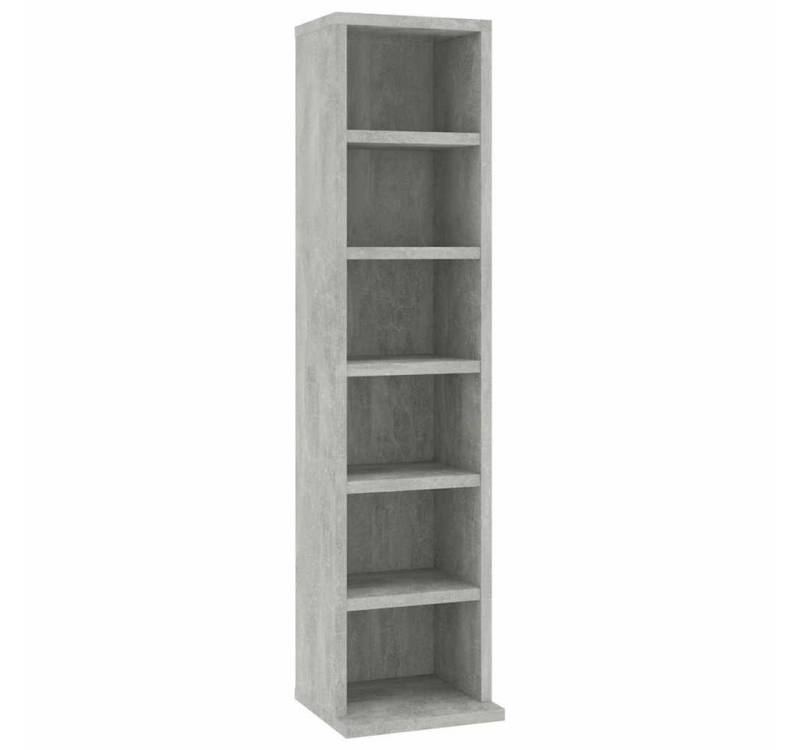 furnicato CD-Regal CD-Schrank Betongrau 21x20x88 cm Holzwerkstoff, 1-tlg. furnicato CD-Regal CD-Schrank Betongrau 21x20x88 cm Holzwerkstoff, 1-tlg. von furnicato