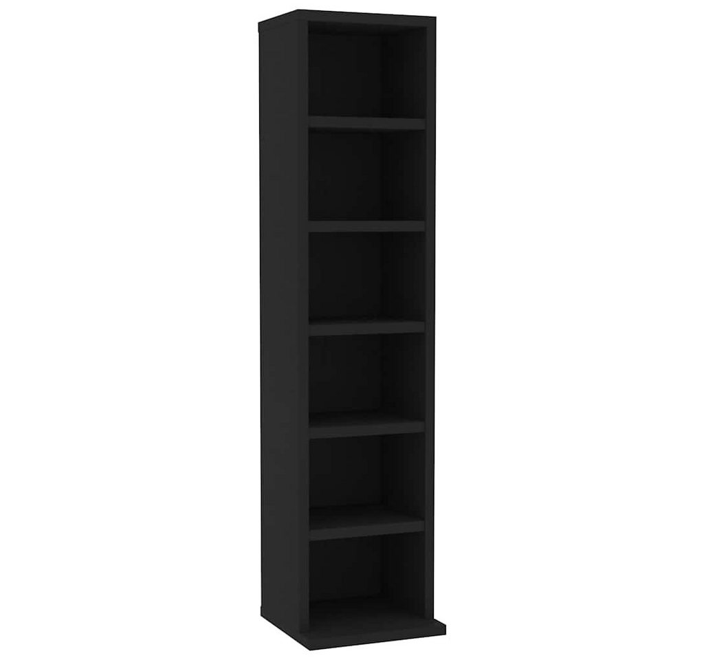furnicato CD-Regal CD-Schrank Schwarz 21x20x88 cm Holzwerkstoff, 1-tlg. furnicato CD-Regal CD-Schrank Schwarz 21x20x88 cm Holzwerkstoff, 1-tlg. von furnicato