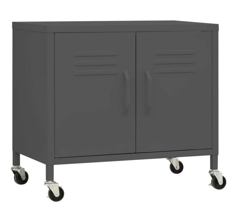 furnicato Container Lagerschrank Anthrazit 60x35x56 cm Stahl (1-St) von furnicato