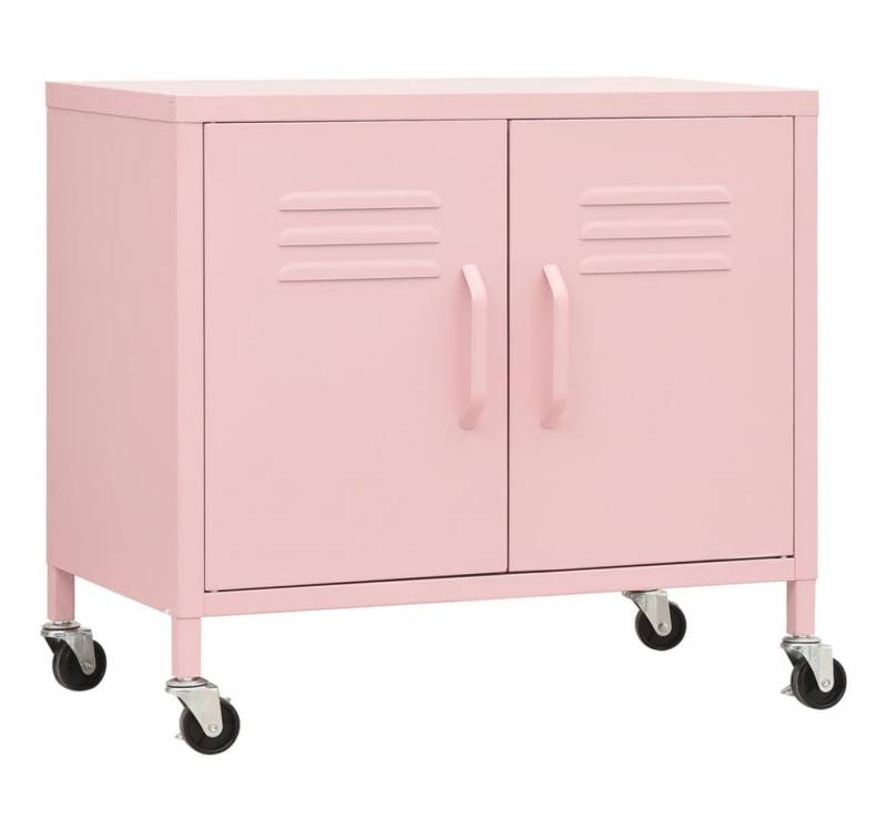 furnicato Container Lagerschrank Rosa 60x35x56 cm Stahl (1-St) von furnicato