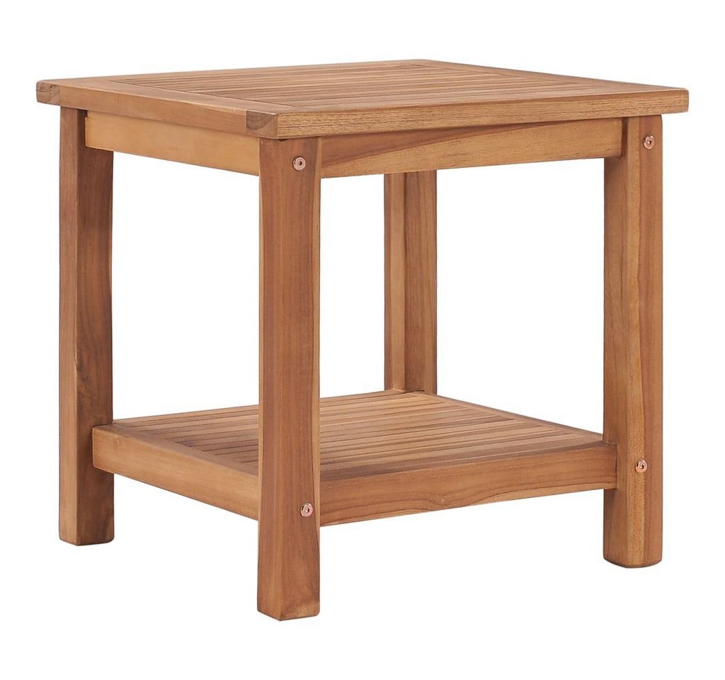 furnicato Couchtisch 45 x 45 x 45 cm Massivholz Teak von furnicato