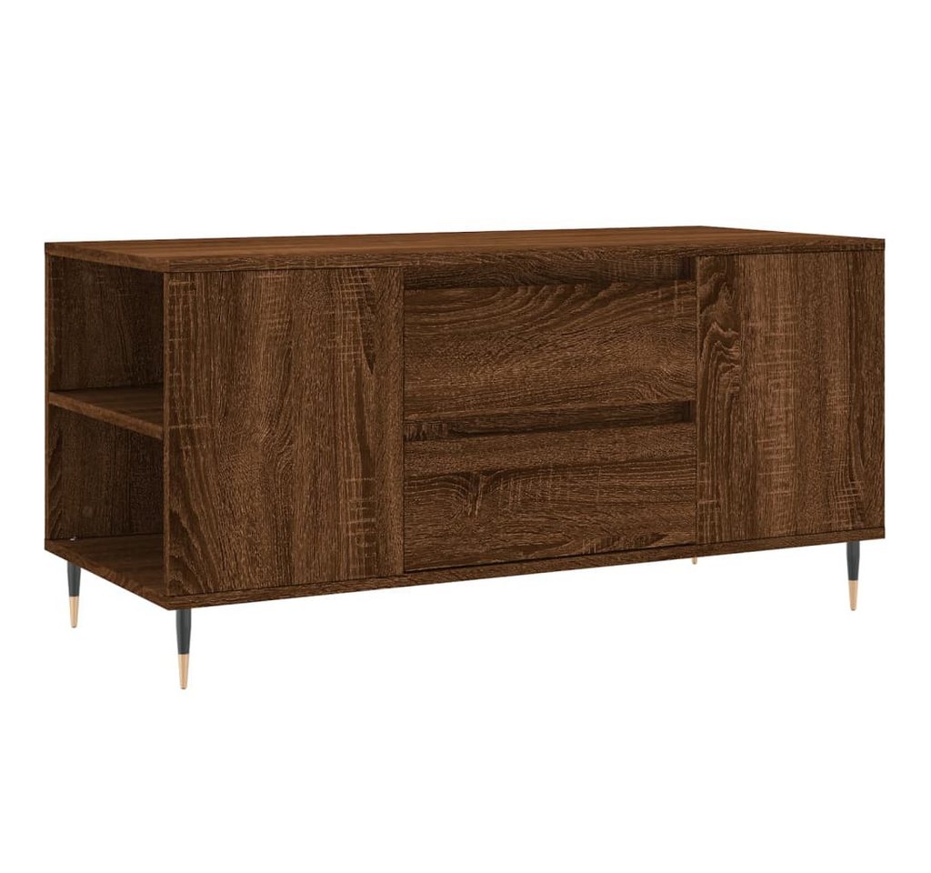 furnicato Couchtisch Braun Eichen-Optik 102x44,5x50 cm Holzwerkstoff (1-St) von furnicato