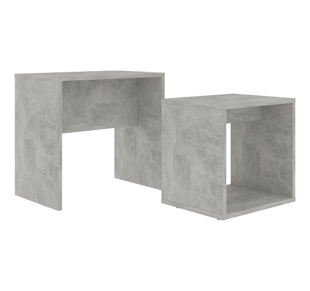 furnicato Couchtisch Couchtisch-Set Betongrau 48x30x45 cm Holzwerkstoff (1-St) von furnicato