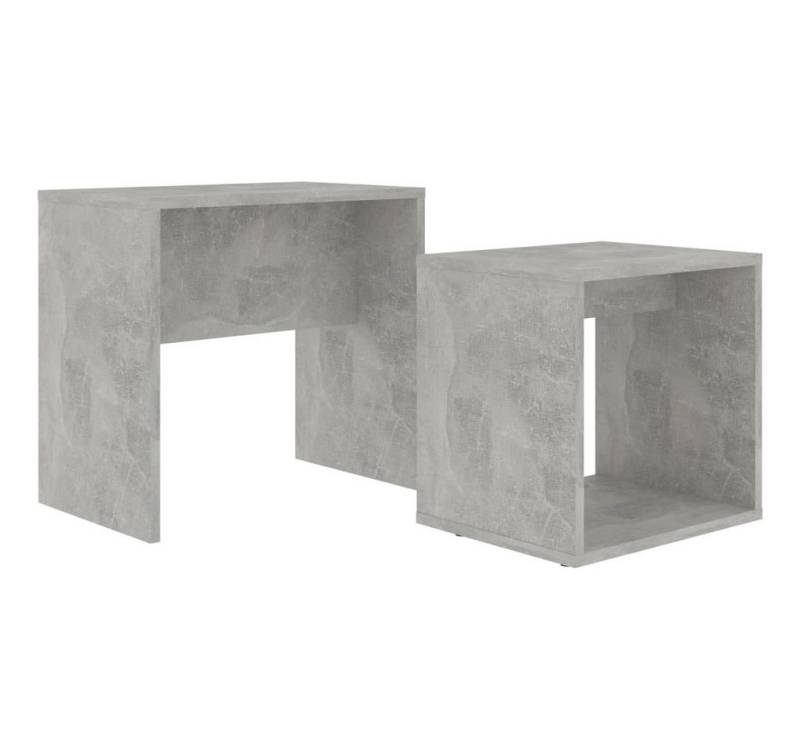 furnicato Couchtisch Couchtisch-Set Betongrau 48x30x45 cm Holzwerkstoff (1-St) von furnicato