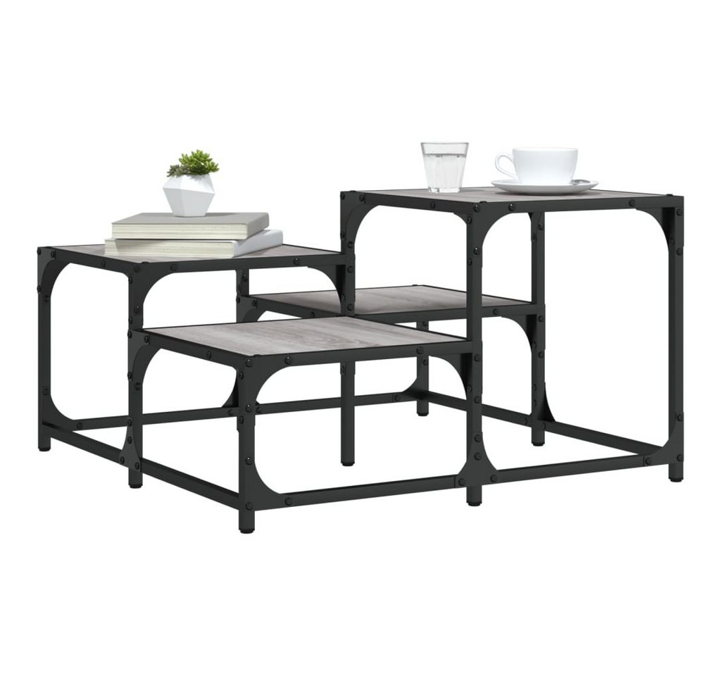 furnicato Couchtisch Grau Sonoma 68x68x40 cm Holzwerkstoff (1-St) von furnicato