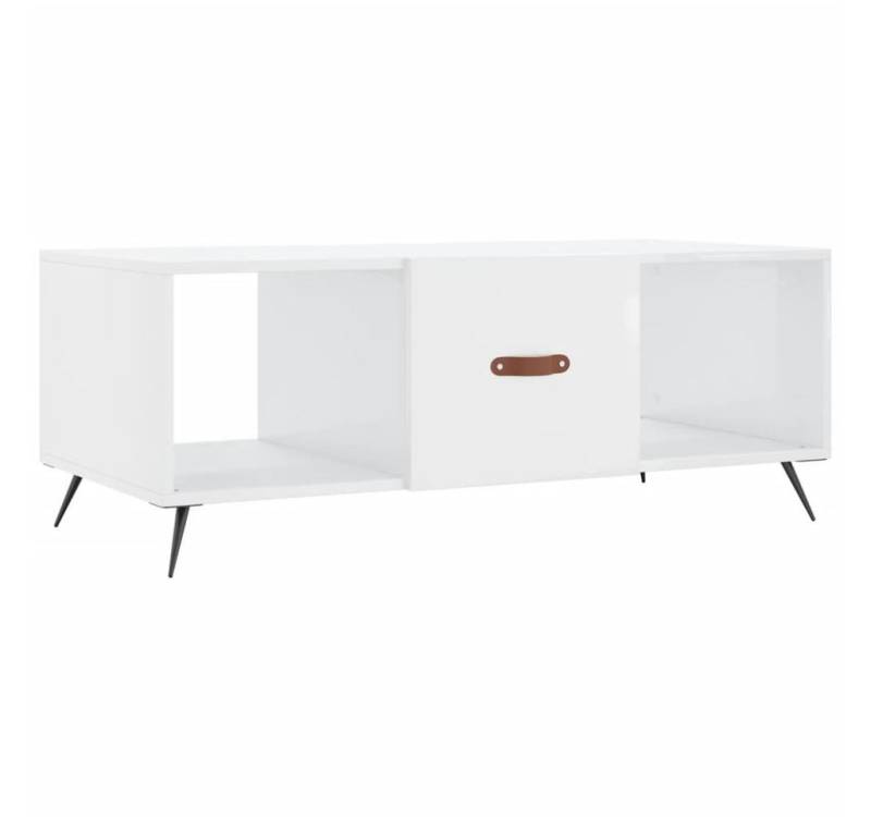 furnicato Couchtisch Hochglanz-Weiß 102x50x40 cm Holzwerkstoff (1-St) von furnicato