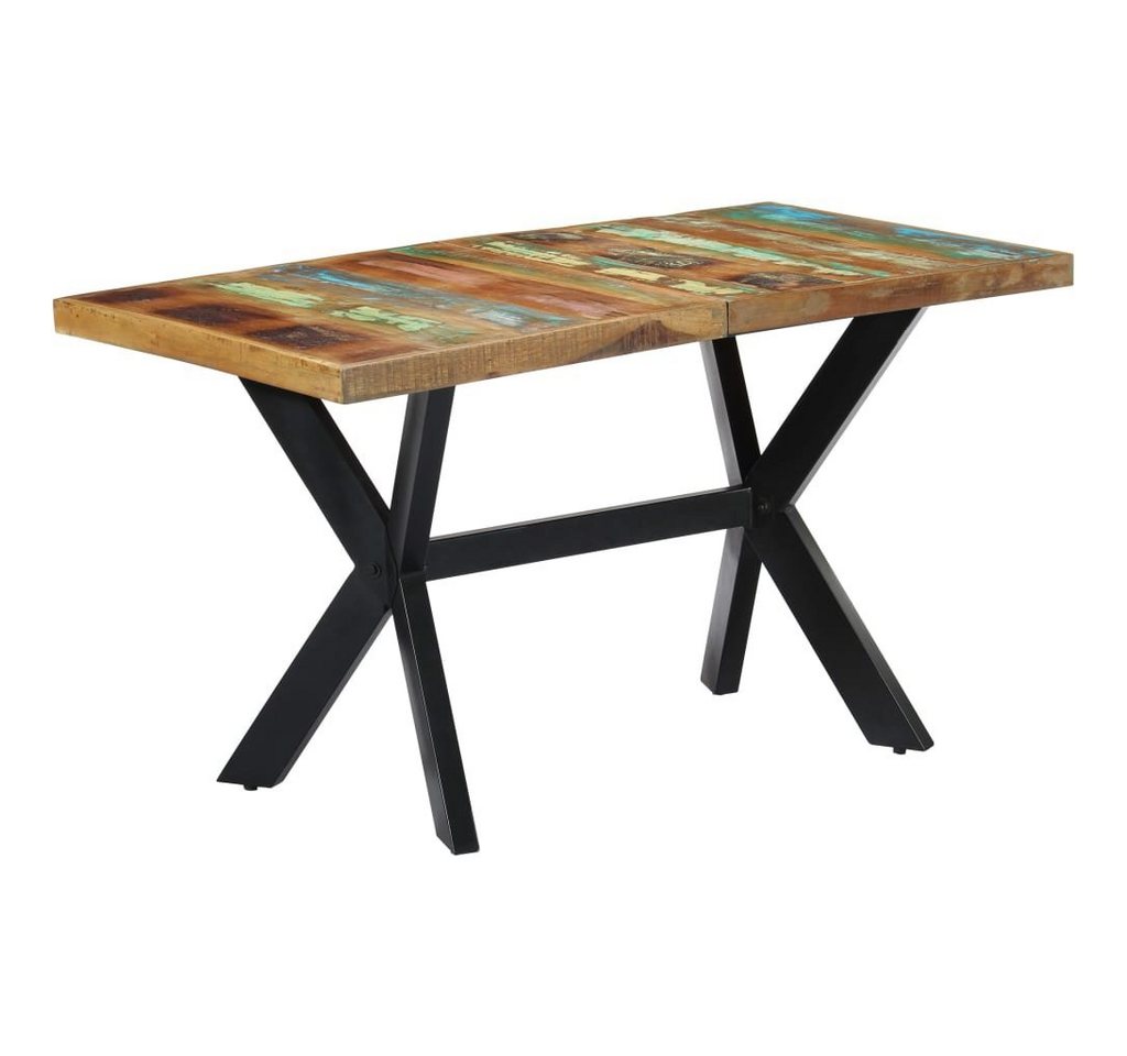 furnicato Esstisch 140x70x75 cm Altholz Massiv (1-St) von furnicato