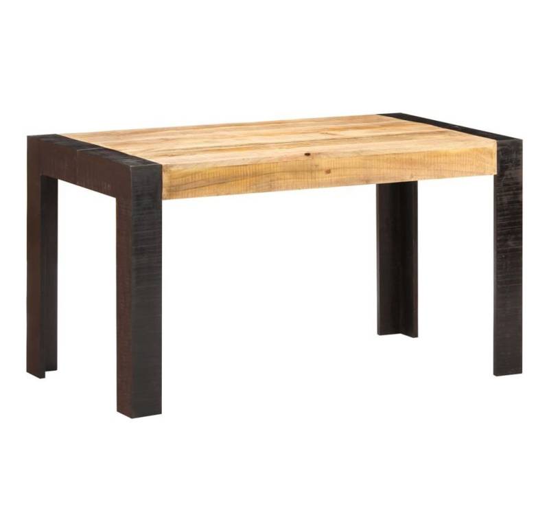 furnicato Esstisch 140x70x76 cm Raues Massivholz (1-St) von furnicato