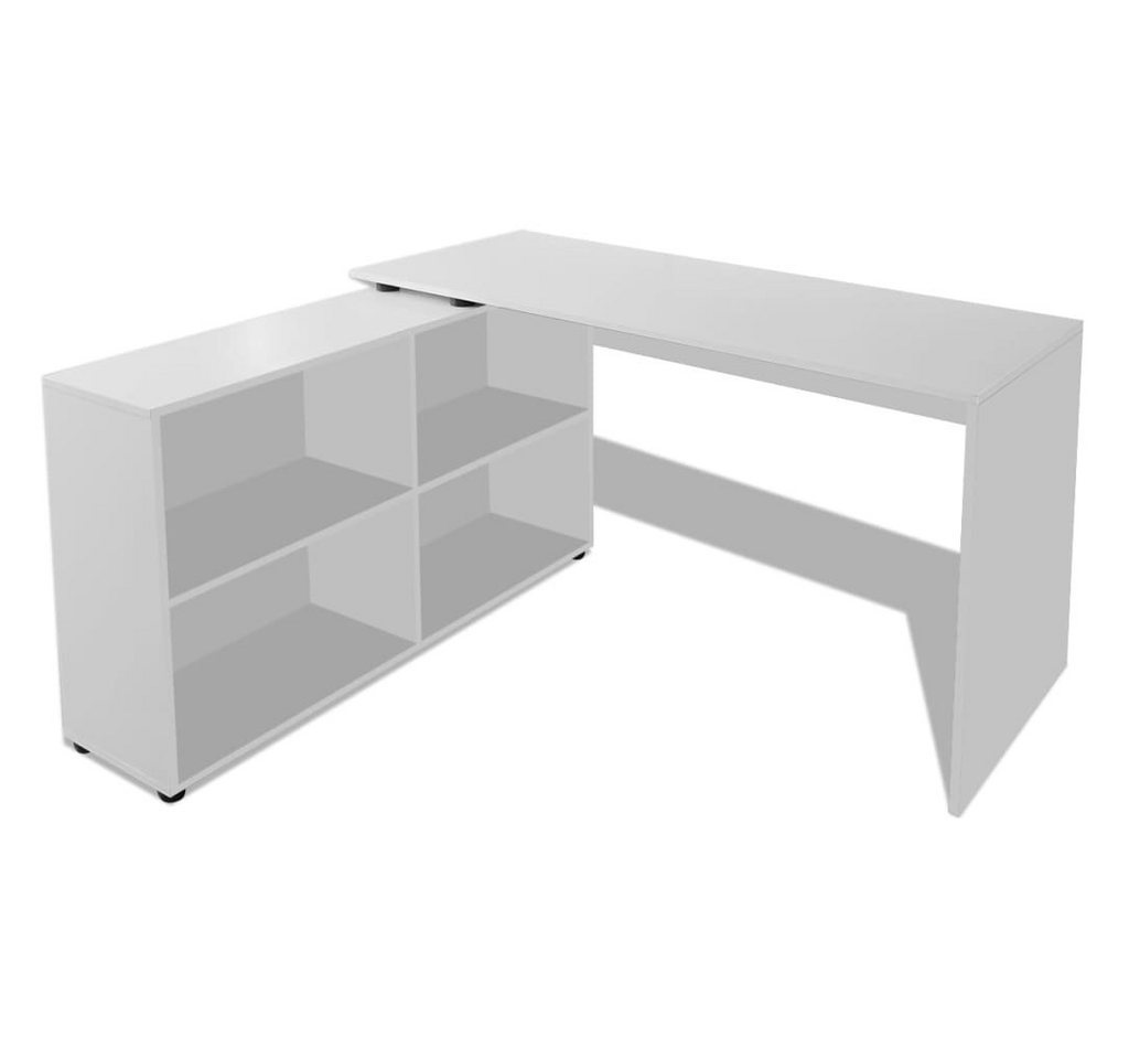 furnicato Esstisch 140x80x75 cm Weiß von furnicato