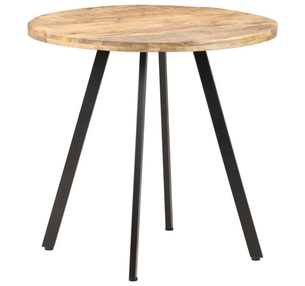 furnicato Esstisch 80 cm Raues Mangoholz (1-St) von furnicato